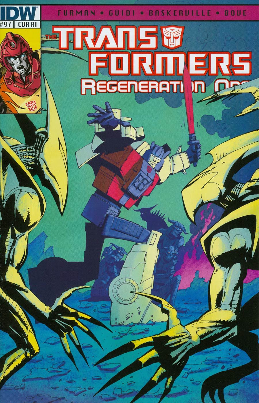 Transformers Regeneration One #97 Cover C Incentive Geoff Senior Variant Cover