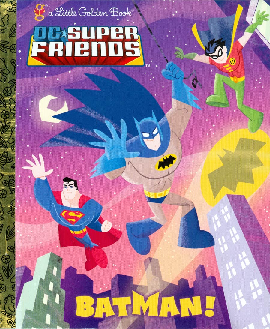 DC Super Friends Little Golden Book Batman HC