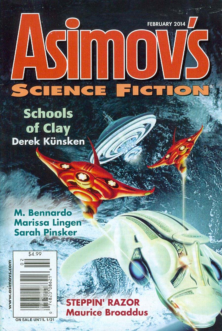 Asimovs Science Fiction Vol 38 #2 Feb 2014
