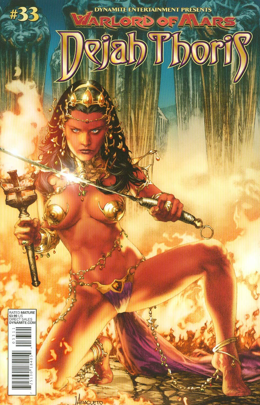 Warlord Of Mars Dejah Thoris #33 Cover B Regular Jay Anacleto Cover
