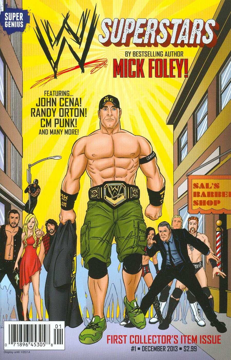 WWE Superstars #1 Cover A Regular Alitha Martinez John Cena Cover