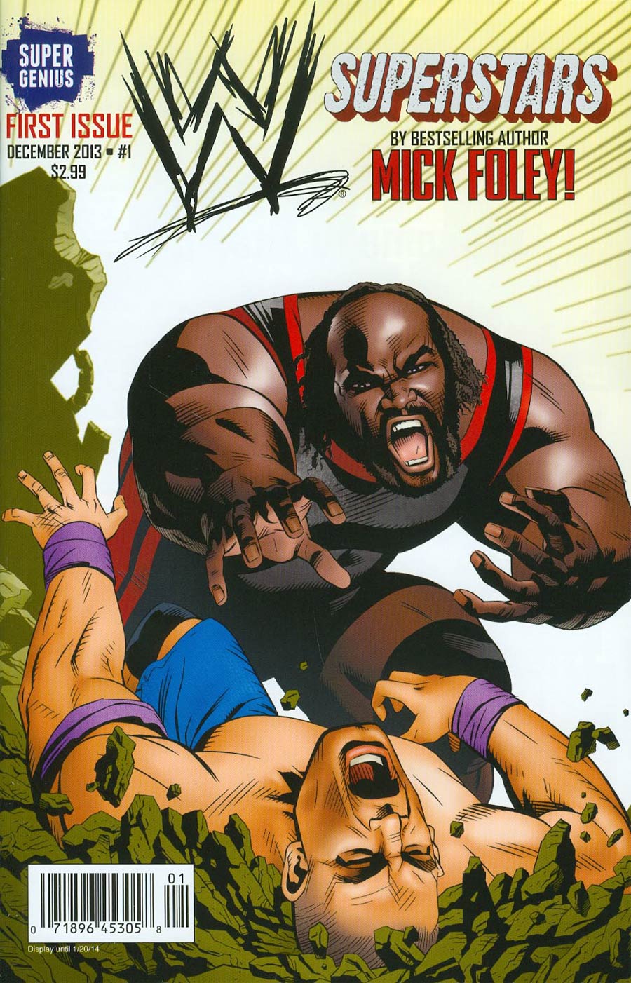 WWE Superstars #1 Cover C Regular Michael Golden Mark Henry Cover