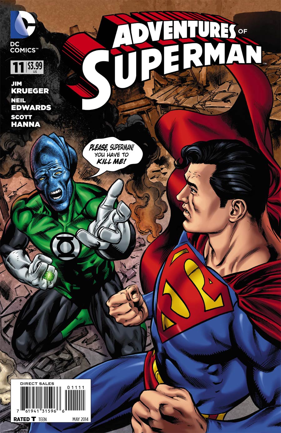 Adventures Of Superman Vol 2 #11 Cover A Regular Neil Edwards Cover