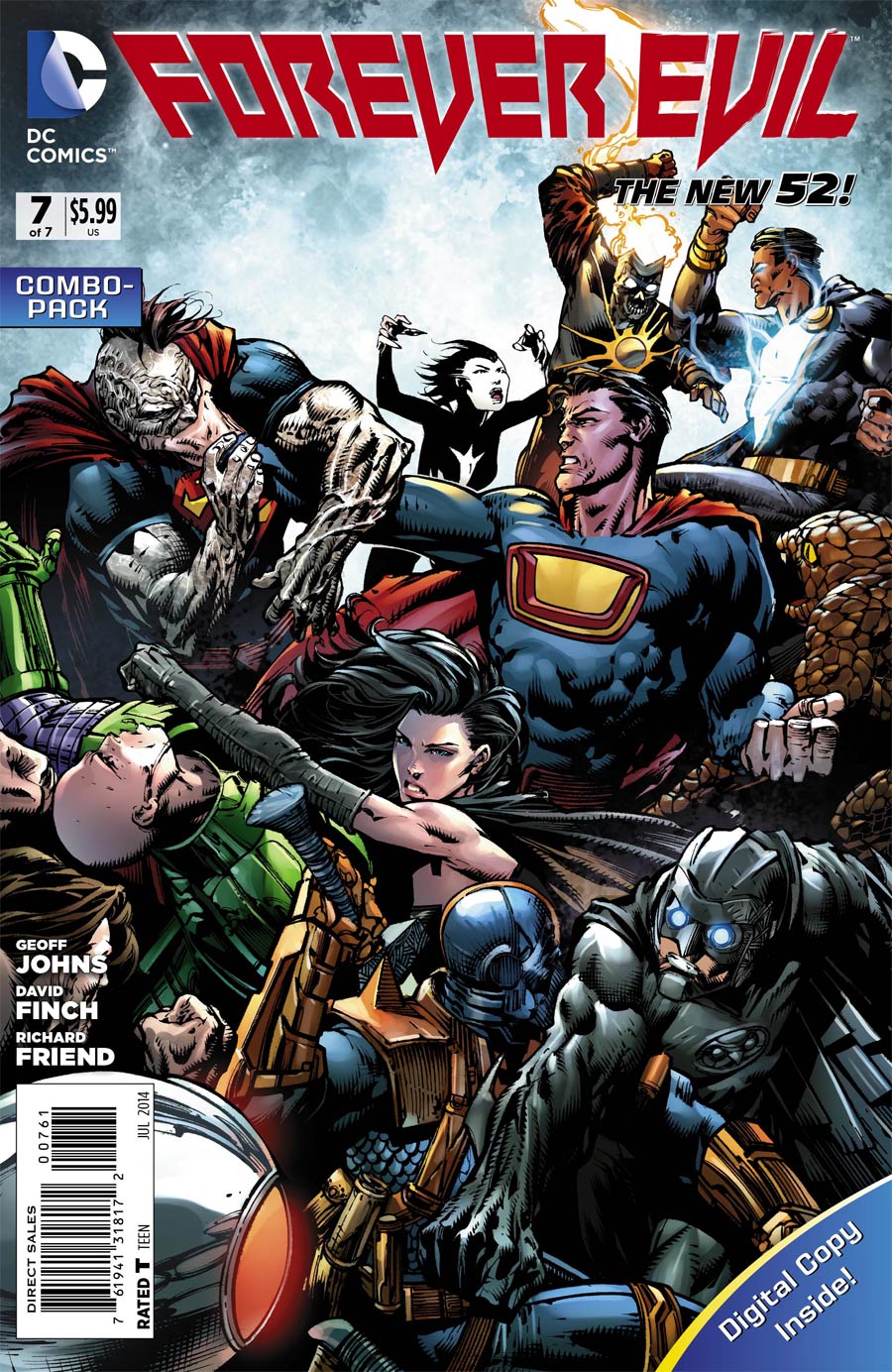 Forever Evil #7 Cover B Combo Pack With Polybag