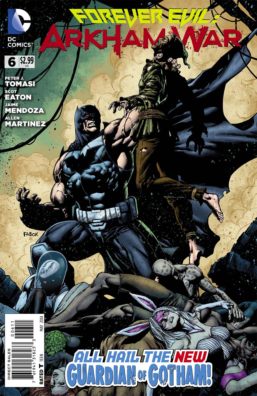 Forever Evil Arkham War #6 Cover A Regular Jason Fabok Cover