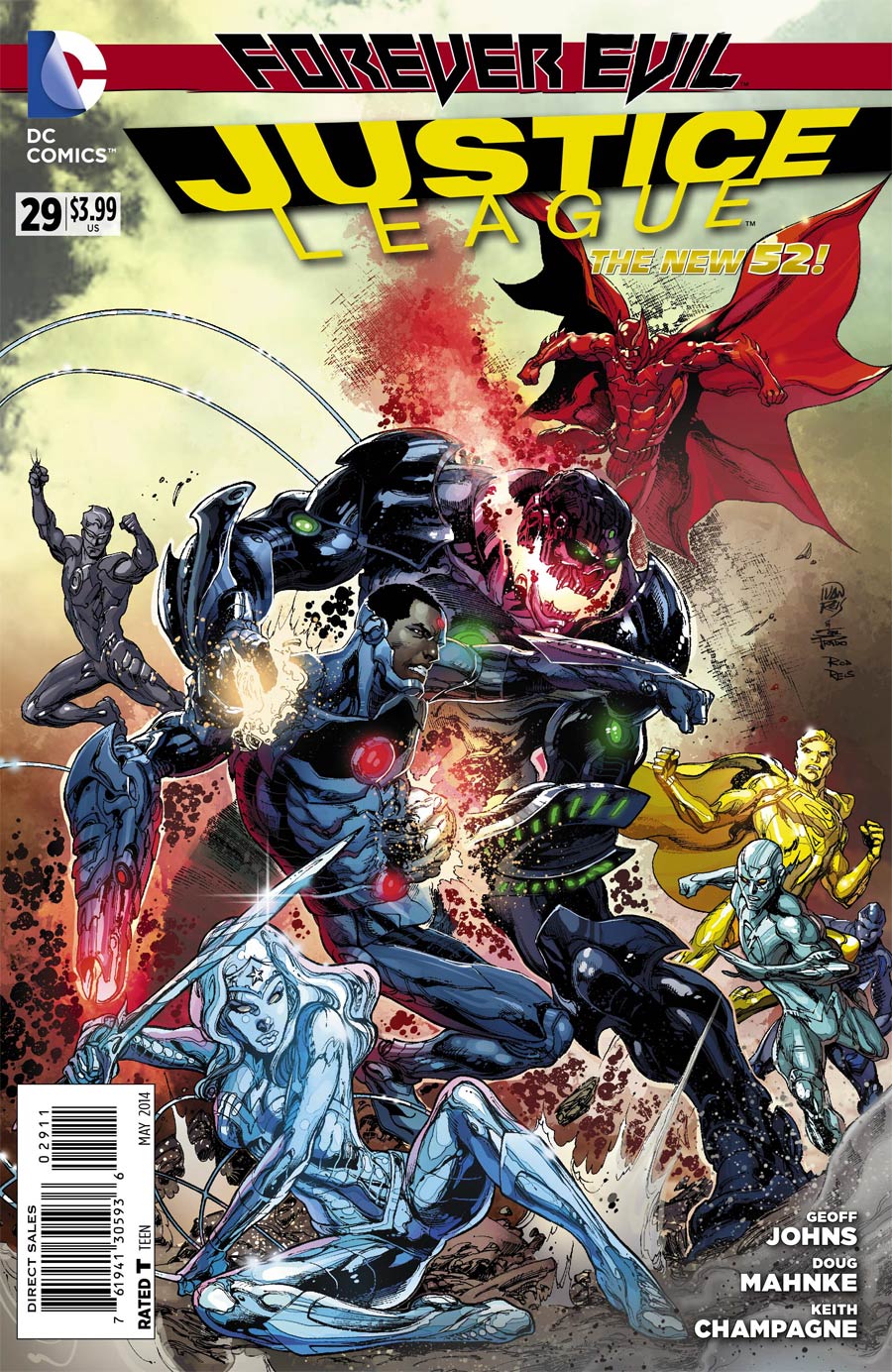 Justice League Vol 2 #29 Cover A Regular Ivan Reis Cover (Forever Evil Tie-In)