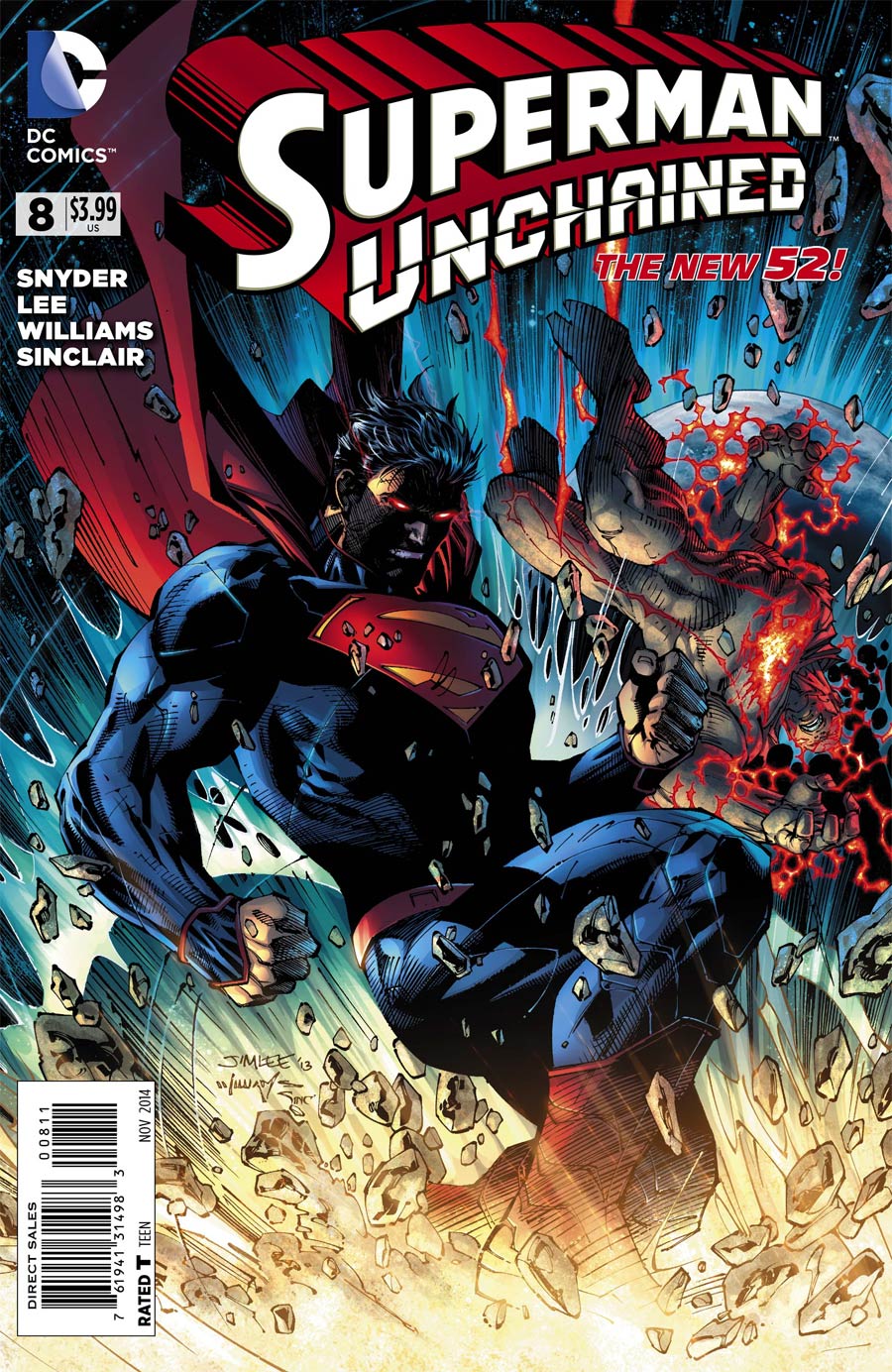 Superman Unchained #8 Cover A Regular Jim Lee Cover