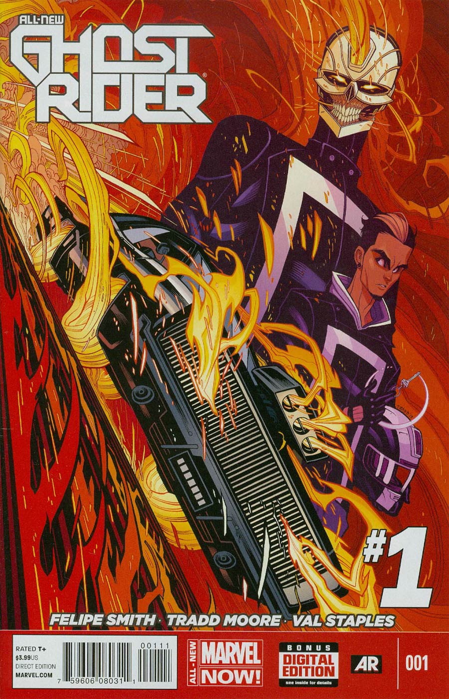 All-New Ghost Rider #1 Cover A 1st Ptg Regular Tradd Moore Cover