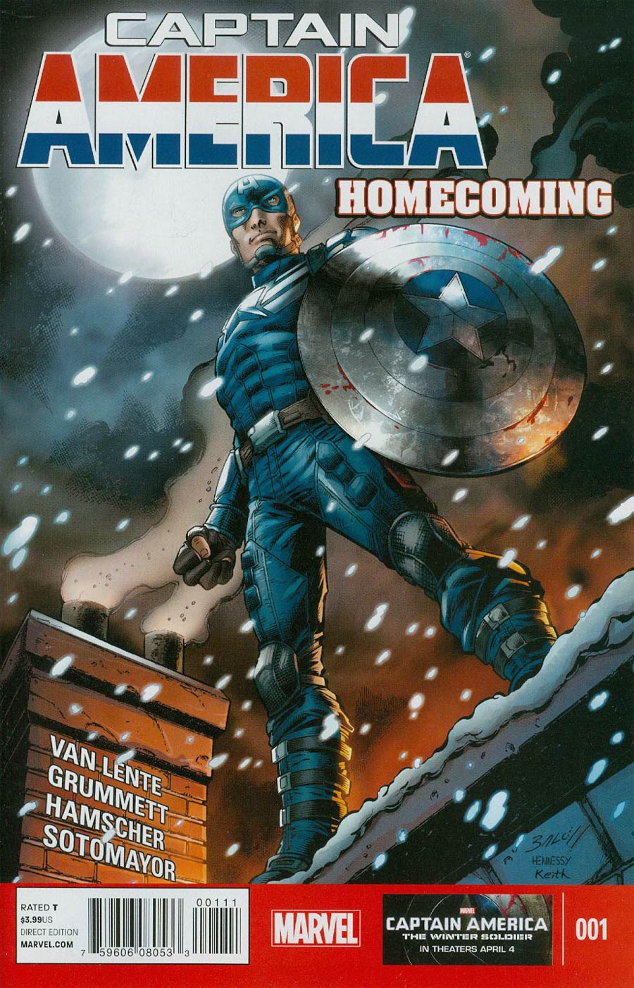 Captain America Homecoming #1 Cover A Regular Mark Bagley Cover