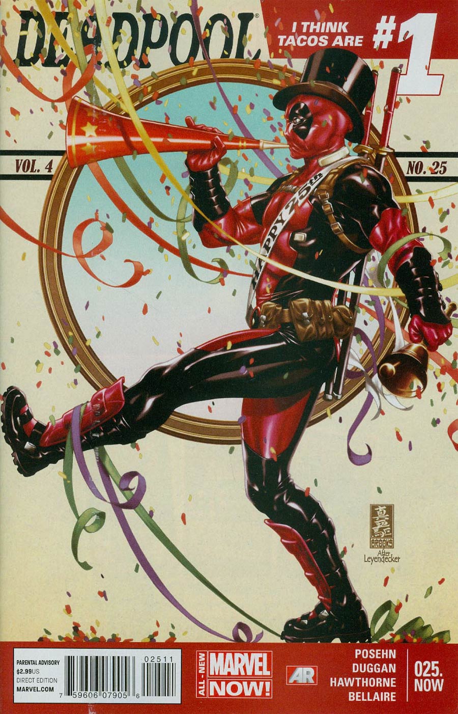 Deadpool Vol 4 #25.NOW Cover A Regular Mark Brooks Cover