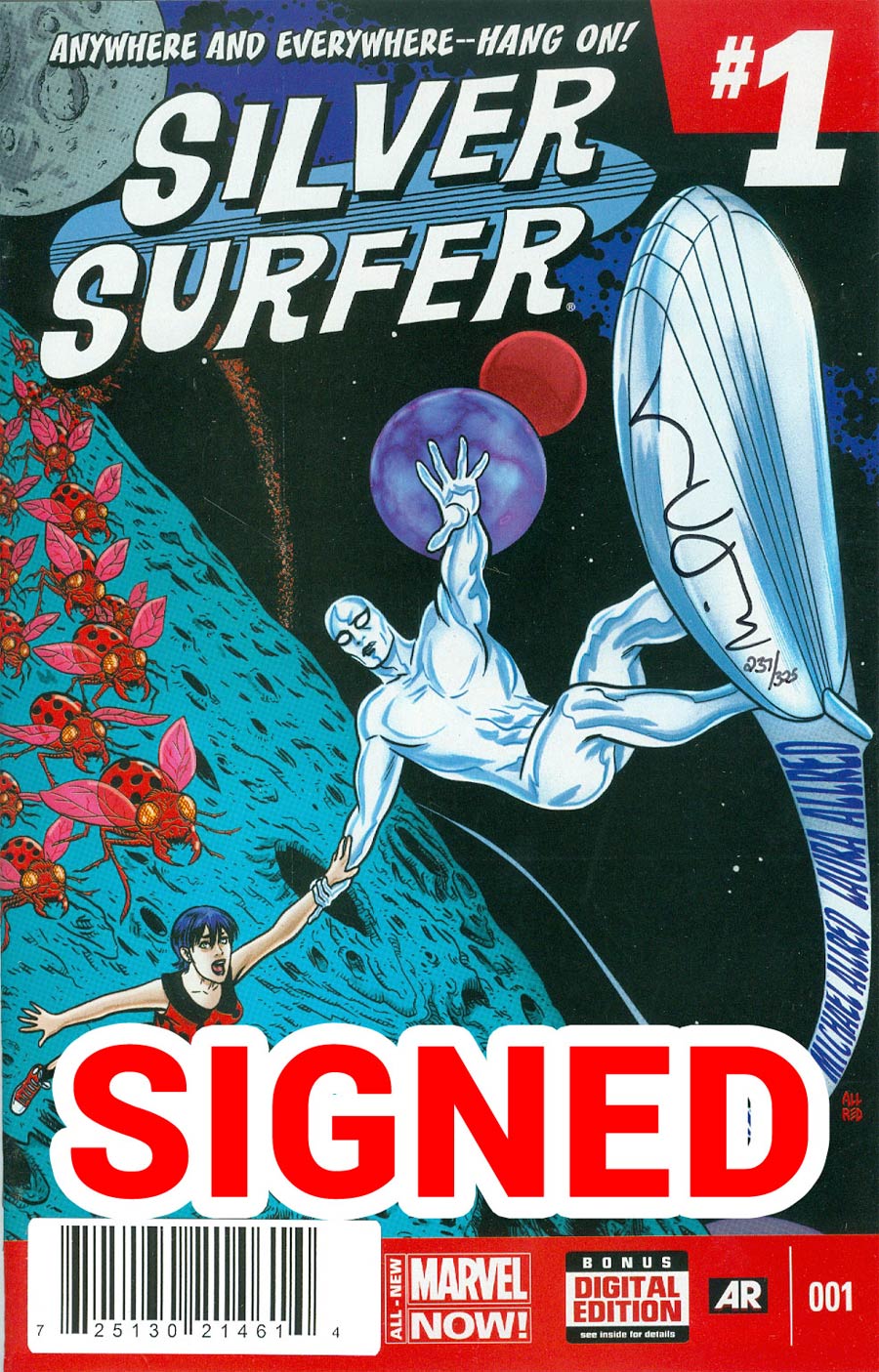 Silver Surfer Vol 6 #1 Cover E DF Signed By Michael Allred