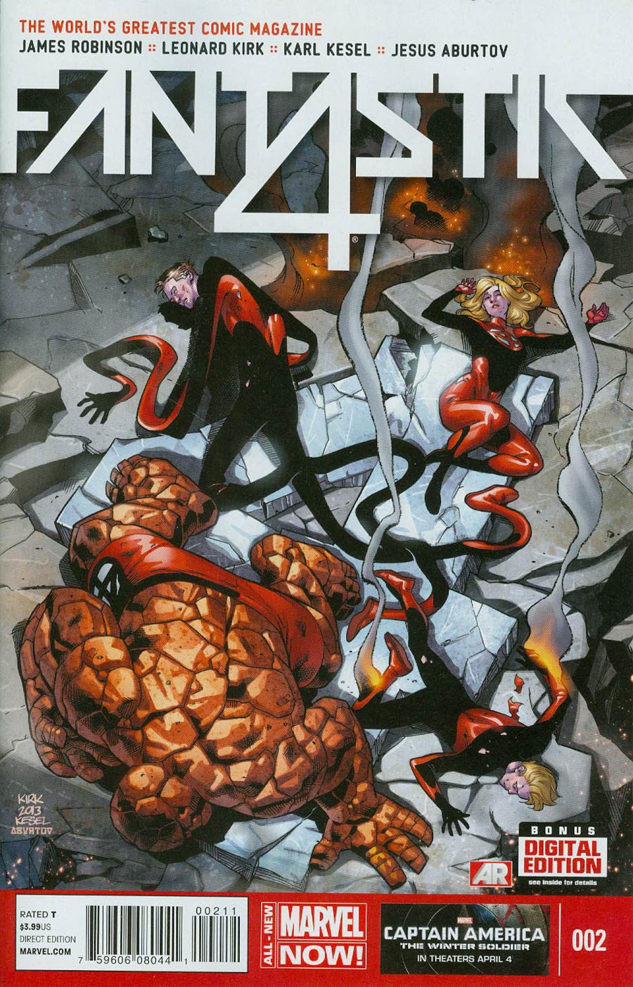 Fantastic Four Vol 5 #2 Cover A 1st Ptg Regular Leonard Kirk Cover