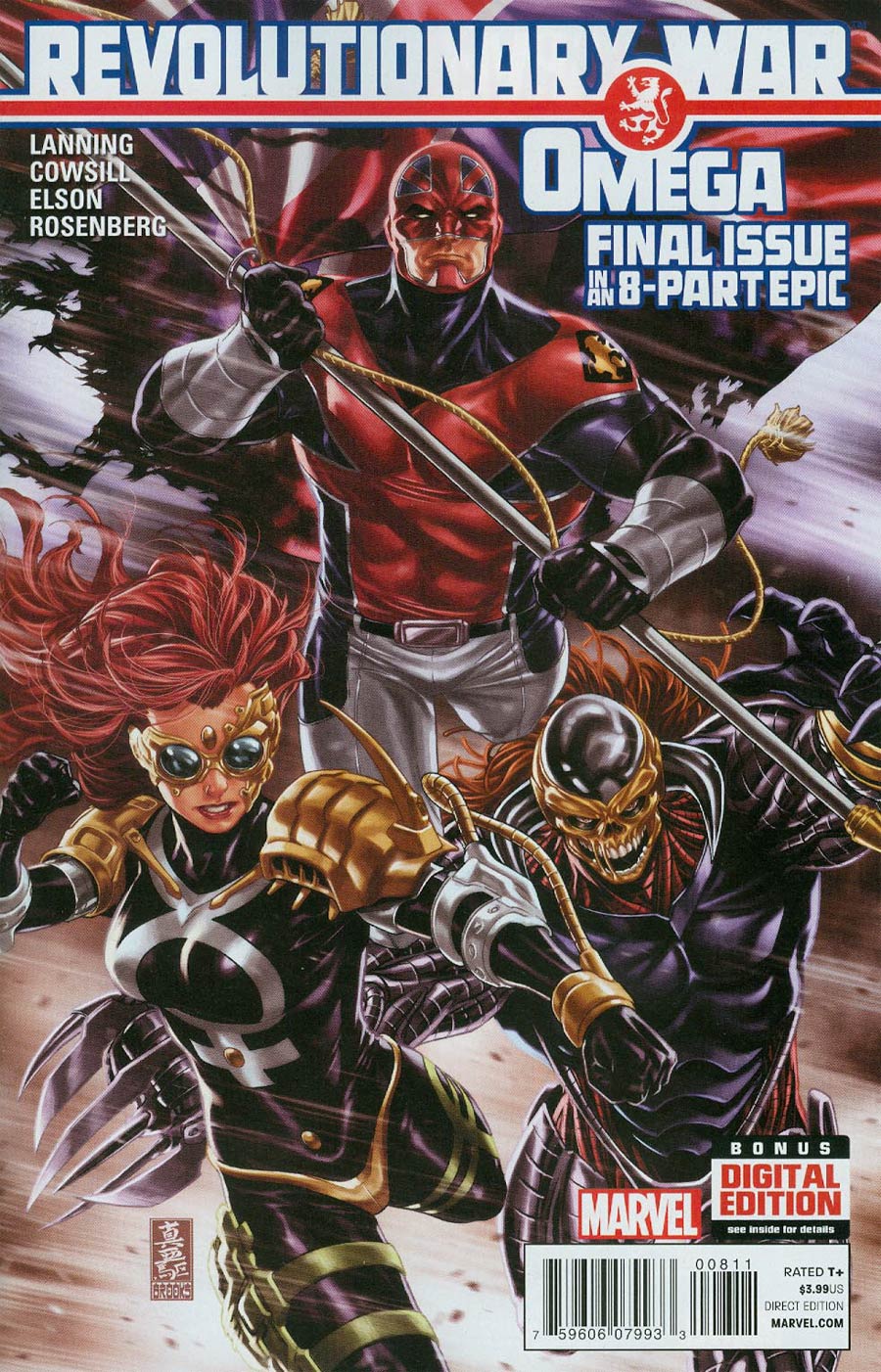 Revolutionary War Omega #1 Cover A Regular Mark Brooks Cover (Revolutionary War Part 8)