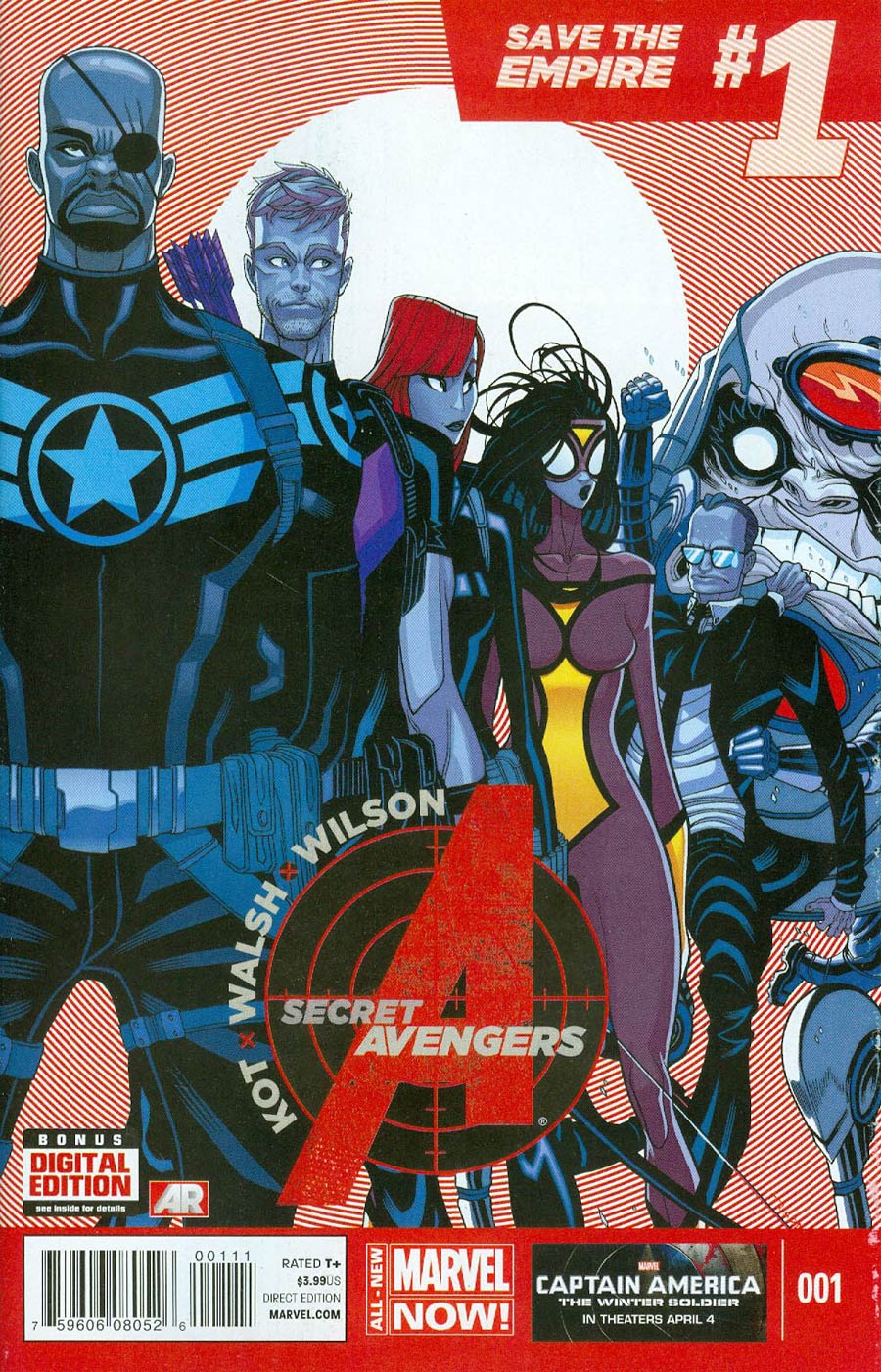 Secret Avengers Vol 3 #1 Cover A Regular Tradd Moore Cover