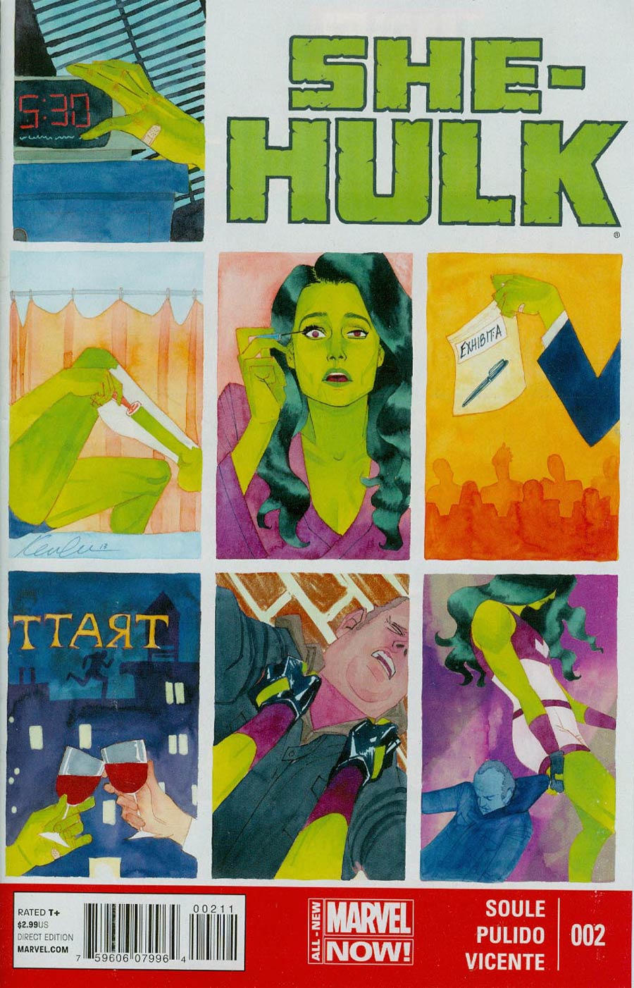 She-Hulk Vol 3 #2 Cover A 1st Ptg Regular Kevin Wada Cover