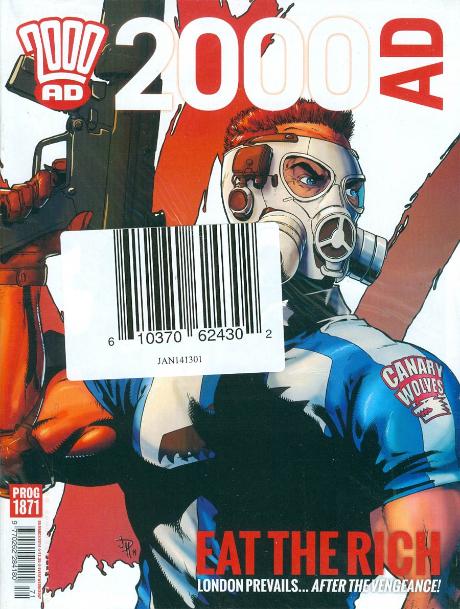 2000 AD #1871 - 1874 Pack March 2014