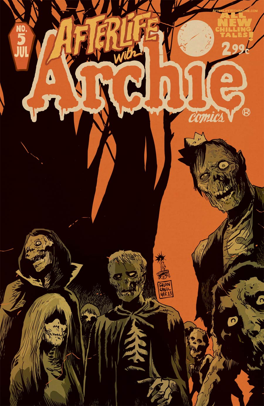 Afterlife With Archie #5 Cover A Regular Francesco Francavilla Cover