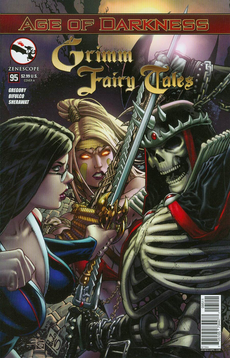 Grimm Fairy Tales #95 Cover A Paulo Siqueira (Age Of Darkness Tie-In)