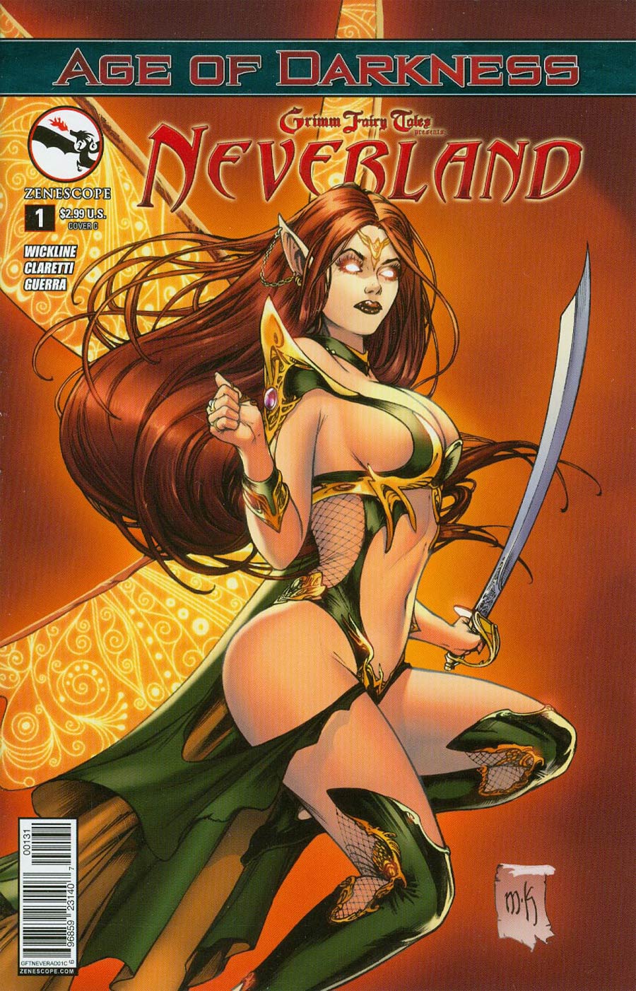 Grimm Fairy Tales Presents Neverland Age Of Darkness #1 Cover C Mike Krome (Age Of Darkness Tie-In)