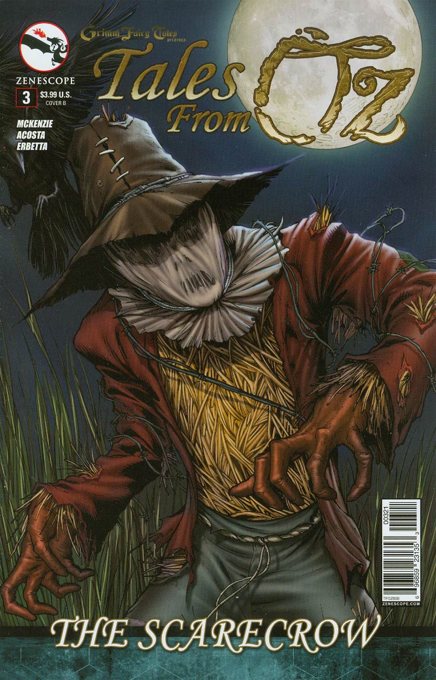 Grimm Fairy Tales Presents Tales From Oz #3 Scarecrow Cover B Marat Mychaels