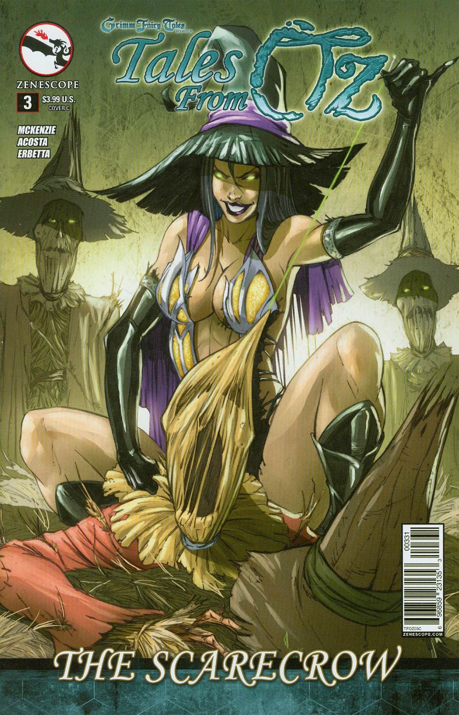 Grimm Fairy Tales Presents Tales From Oz #3 Scarecrow Cover C Pasquale Qualano