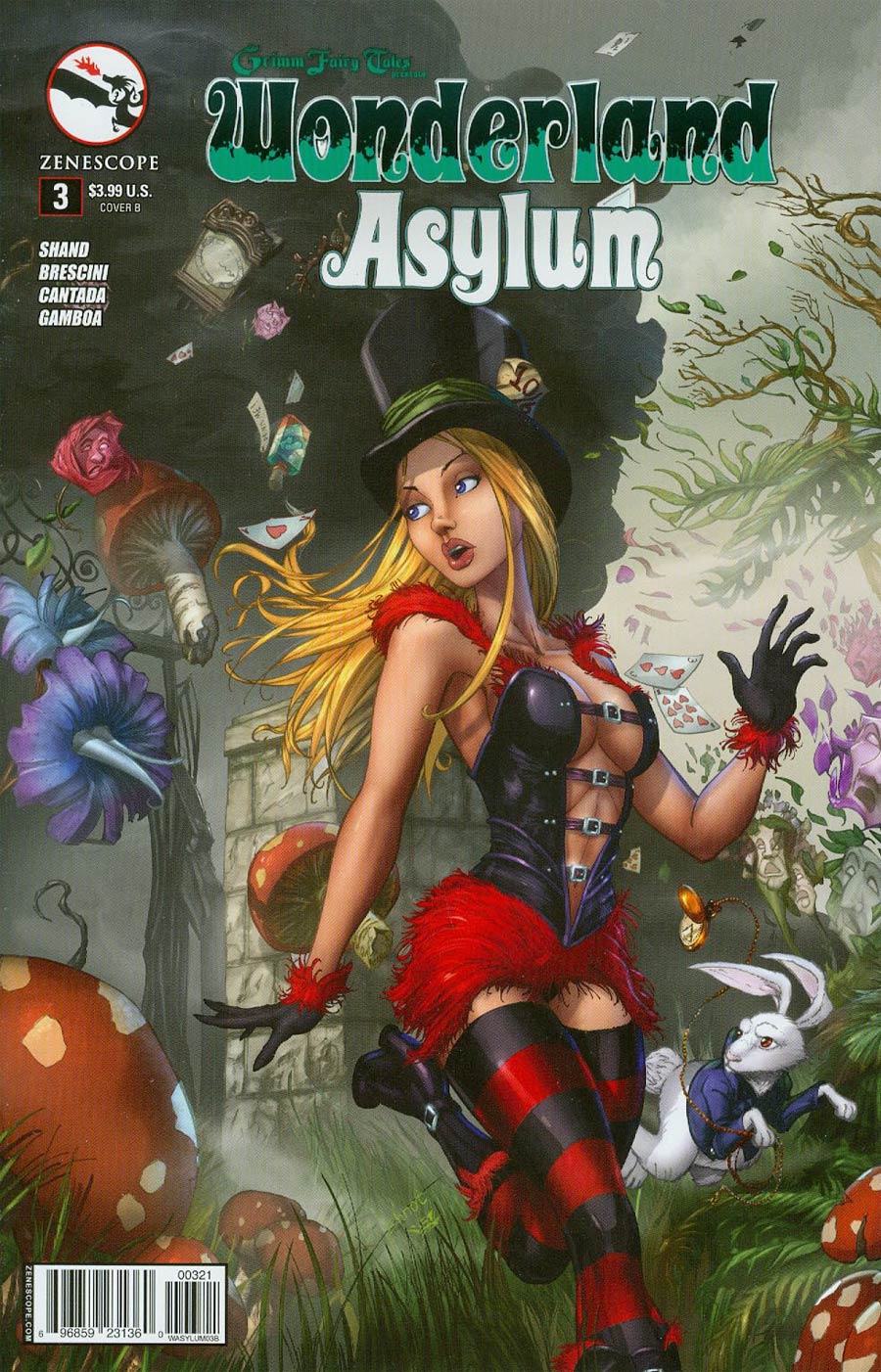 Grimm Fairy Tales Presents Wonderland Asylum #3 Cover B Chris Ehnot
