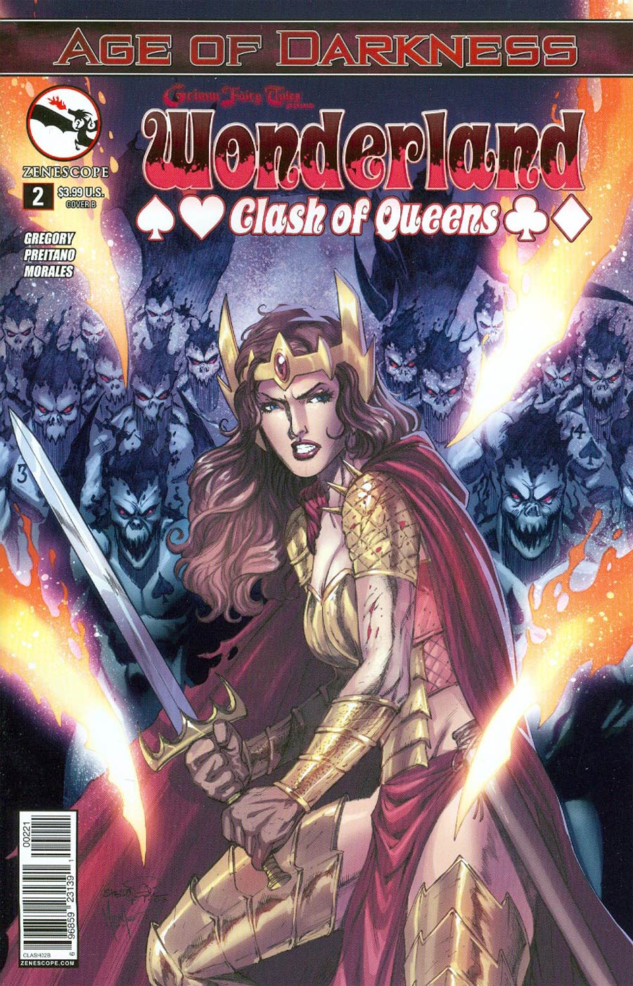 Grimm Fairy Tales Presents Wonderland Clash Of Queens #2 Cover B Sheldon Goh (Age Of Darkness Tie-In)