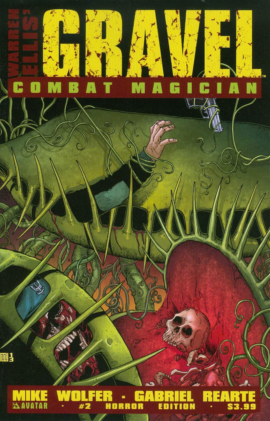 Gravel Combat Magician #2 Cover C Horror Cover