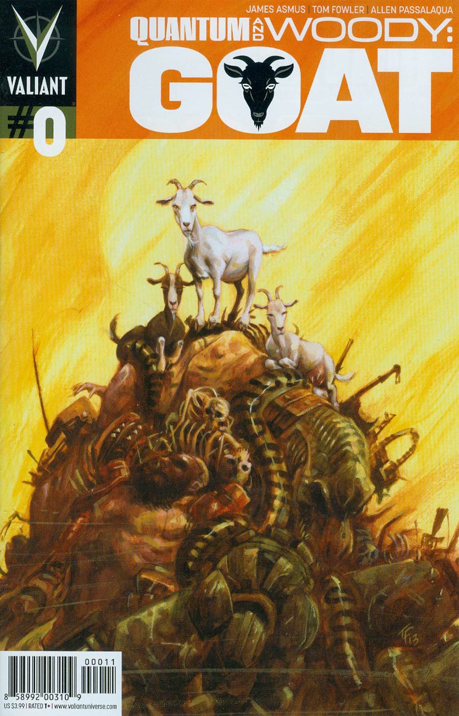 Quantum & Woody Vol 3 Goat #0 Cover A Regular Tom Fowler Cover