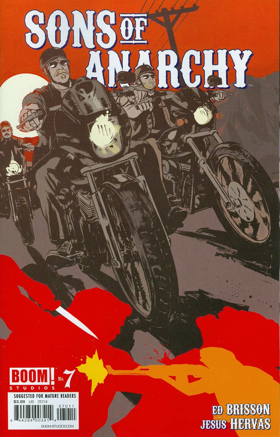 Sons Of Anarchy #7 Cover A Regular Paul Azaceta Cover