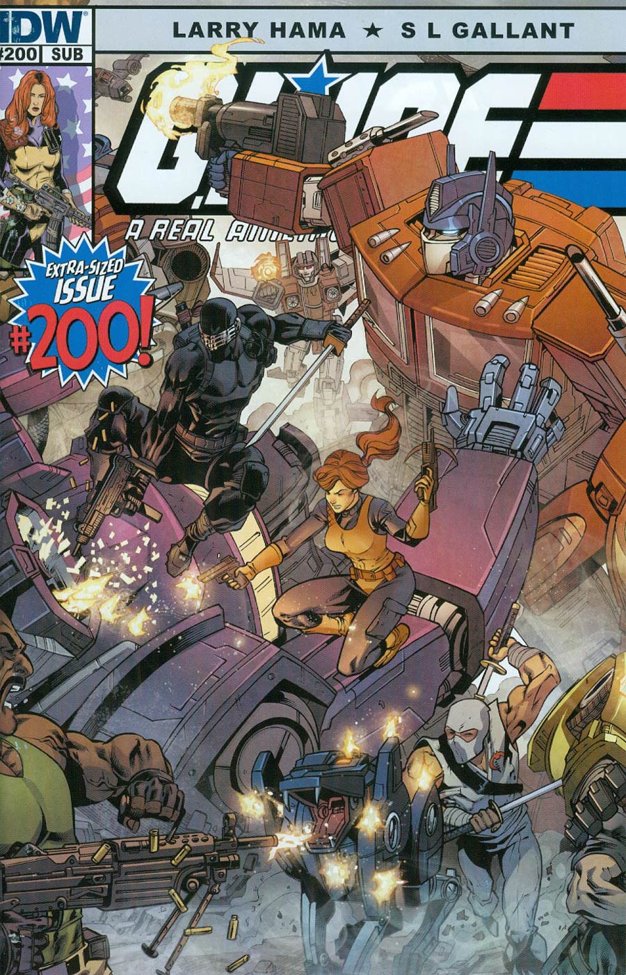GI Joe A Real American Hero #200 Cover C Variant Robert Atkins Subscription Cover