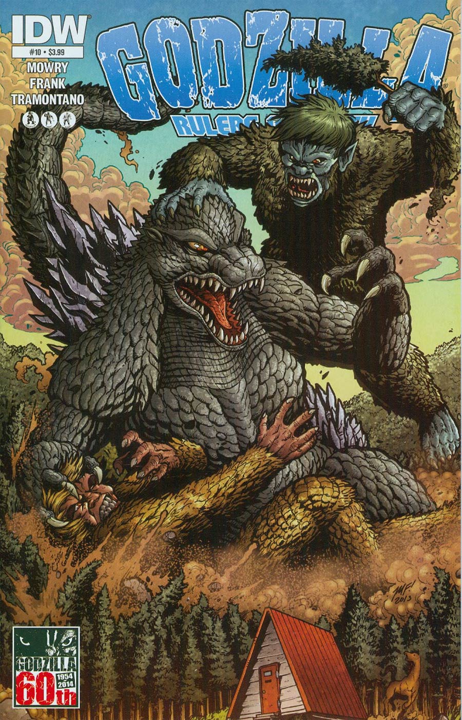 Godzilla Rulers Of The Earth #10 Cover A Regular Matt Frank Cover
