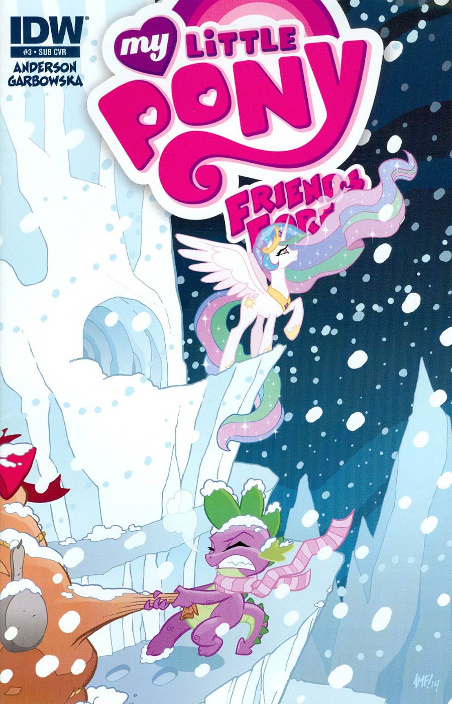 My Little Pony Friends Forever #3 Cover B Variant Tony Fleecs Subscription Cover