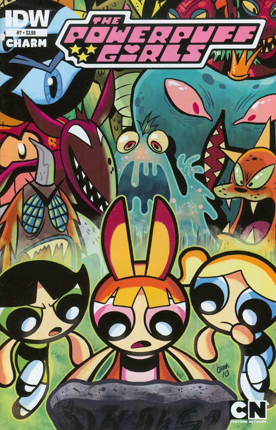 Powerpuff Girls Vol 2 #7 Cover A Regular Derek Charm Cover