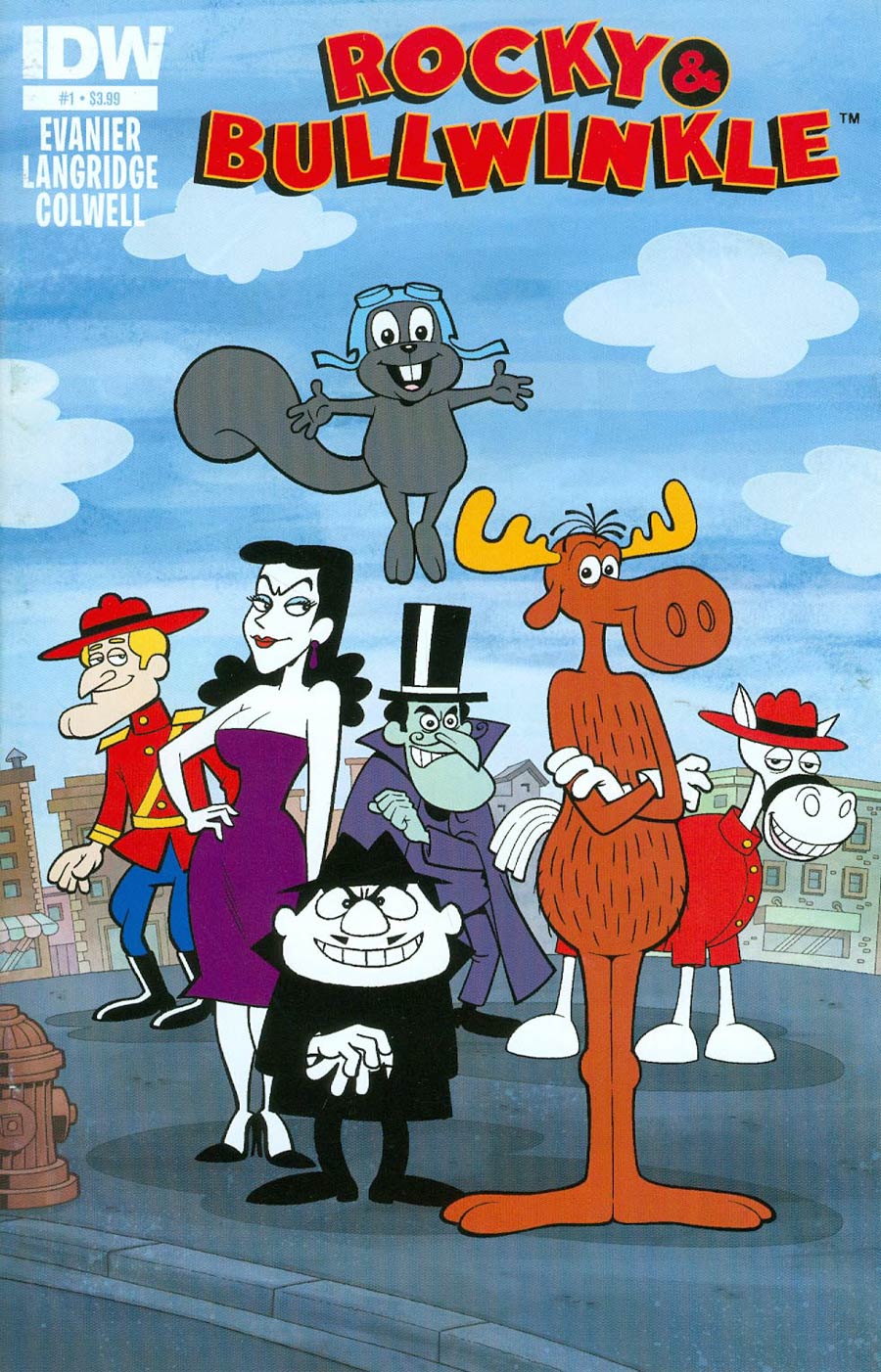 Rocky & Bullwinkle #1 Cover A Regular Roger Langridge Cover