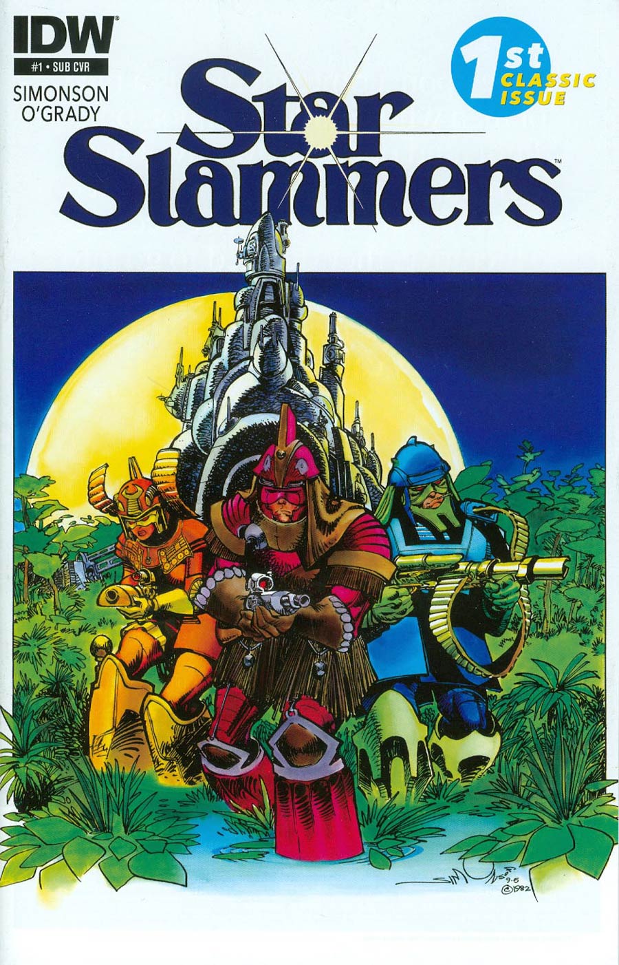 Star Slammers Remastered #1 Cover B Variant Walter Simonson Subscription Cover