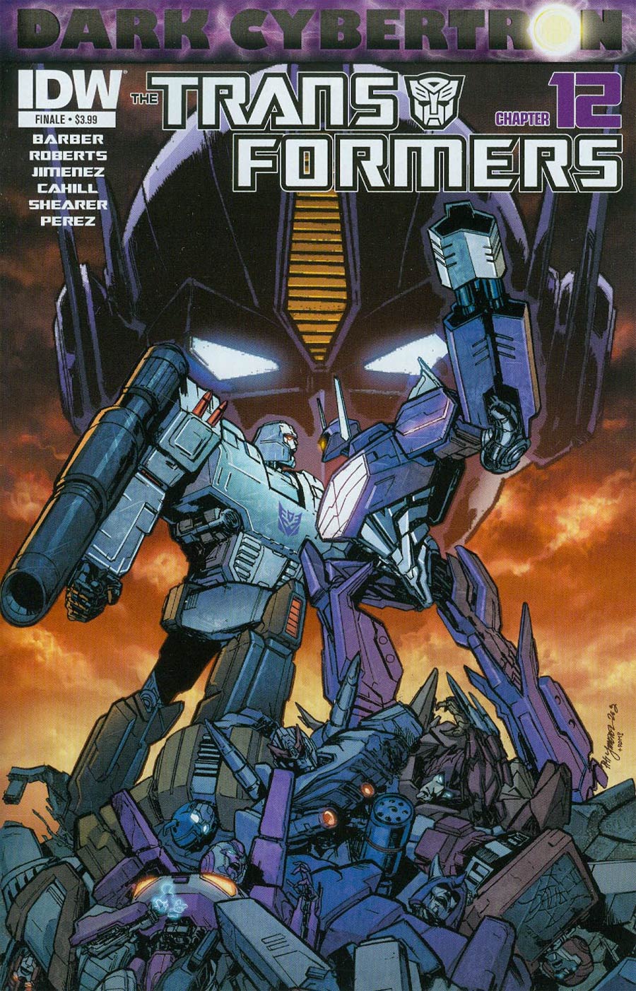 Transformers Dark Cybertron Finale Cover A Regular Phil Jimenez Cover (Dark Cybertron Part 12)