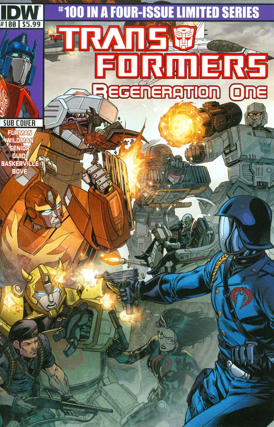 Transformers Regeneration One #100 Cover C Variant Robert Atkins Subscription Cover