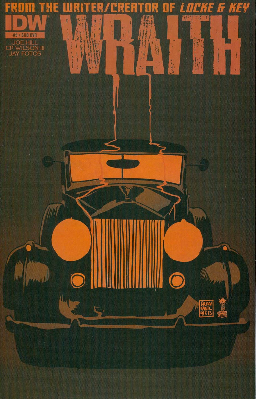 Wraith Welcome To Christmasland #5 Cover B Variant Francesco Francavilla Subscription Cover