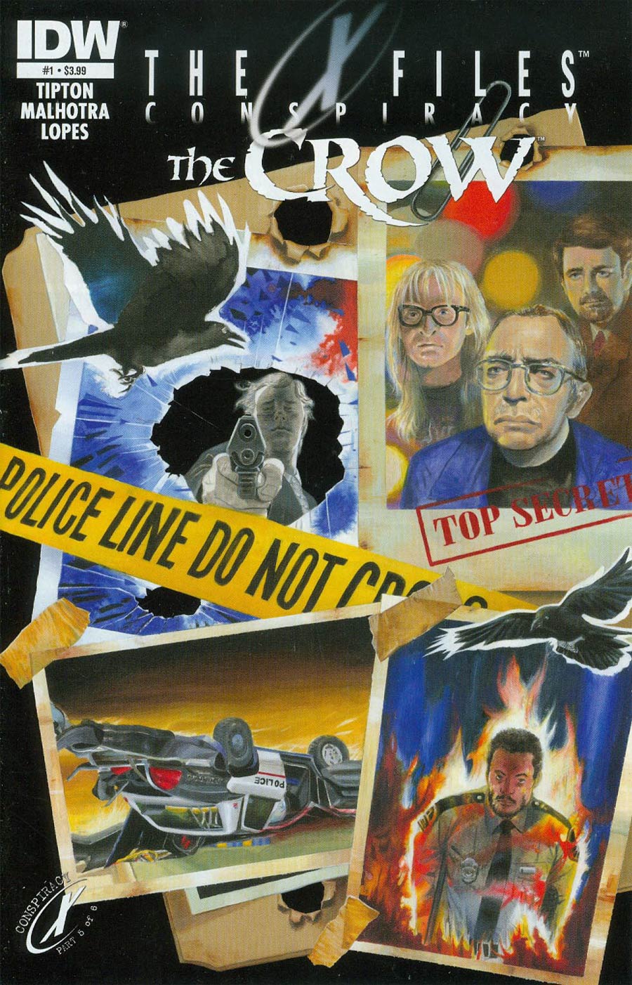 X-Files Conspiracy Crow #1 Cover A Regular Miran Kim Cover