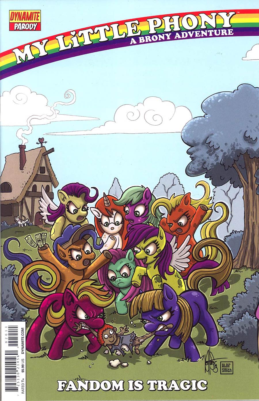 My Little Phoney A Brony Adventure One Shot Cover B Variant Ken Haeser Cover