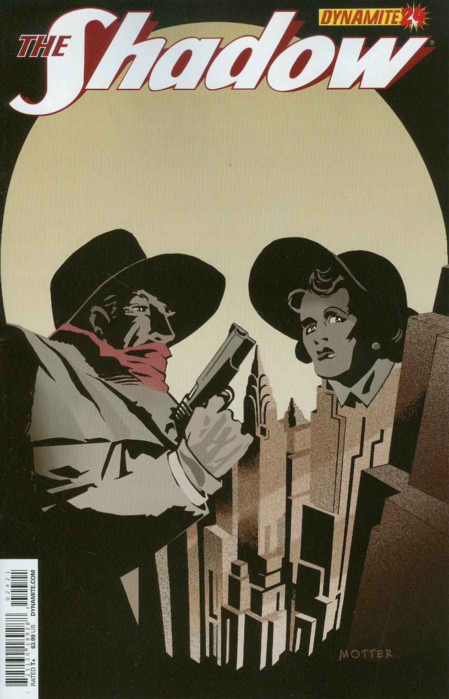 Shadow Vol 5 #24 Cover B Variant Dean Motter Cover