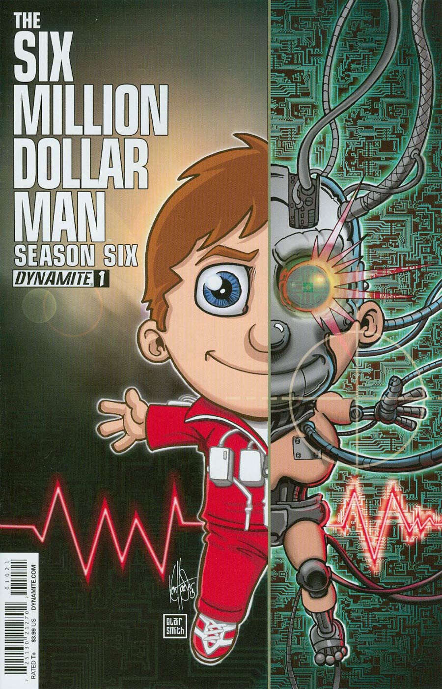 Six Million Dollar Man Season 6 #1 Cover B Variant Ken Haeser Cover