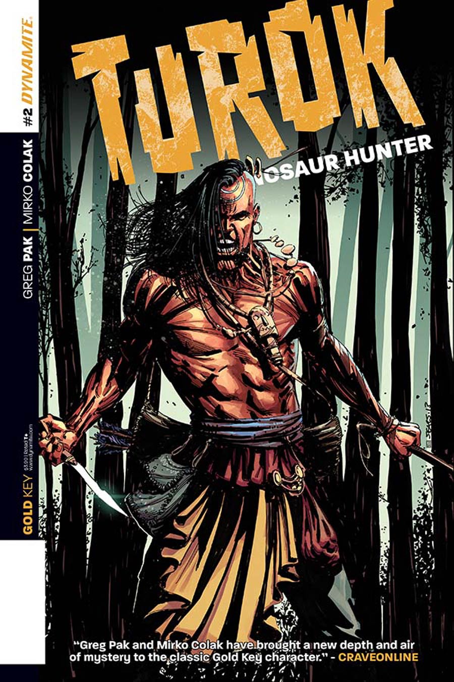 Turok Dinosaur Hunter Vol 2 #2 Cover A Regular Bart Sears Cover