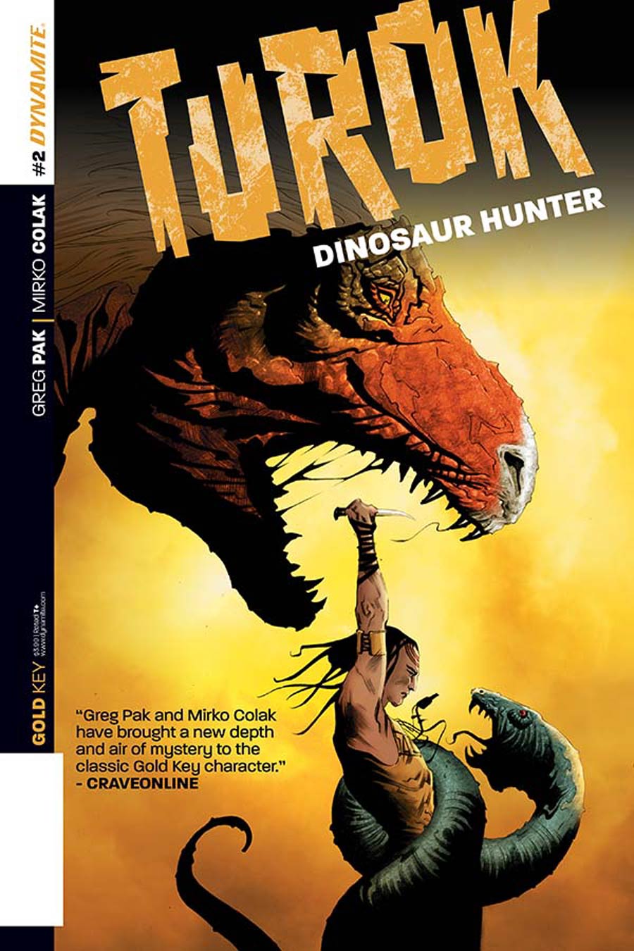 Turok Dinosaur Hunter Vol 2 #2 Cover B Variant Jae Lee Subscription Cover