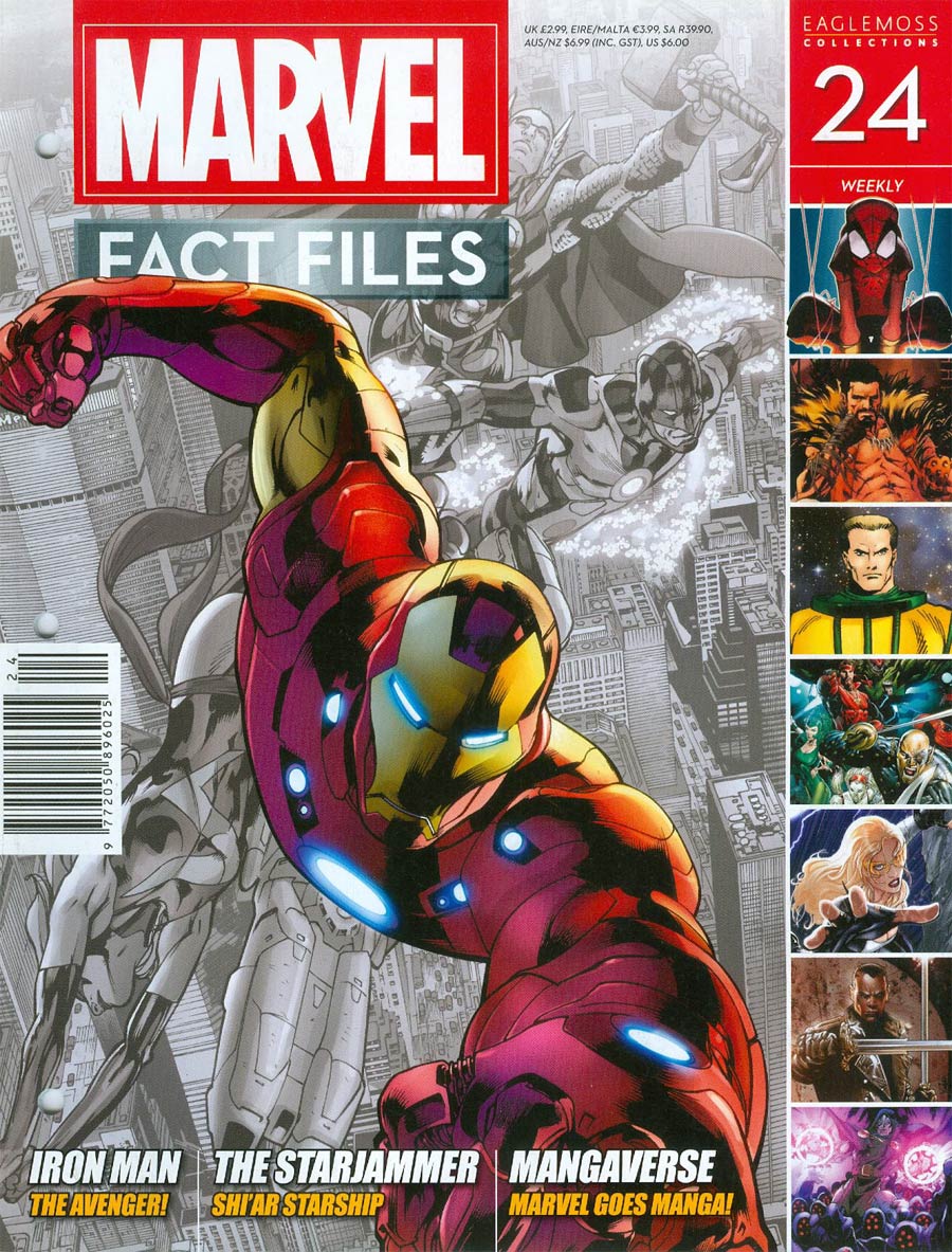 Marvel Fact Files #24 Avengers Iron Man Cover