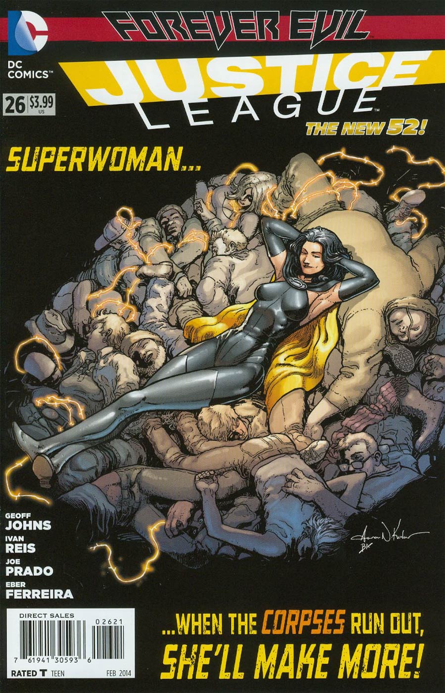 Justice League Vol 2 #26 Cover D Incentive Aaron Kuder Variant Cover (Forever Evil Tie-In)