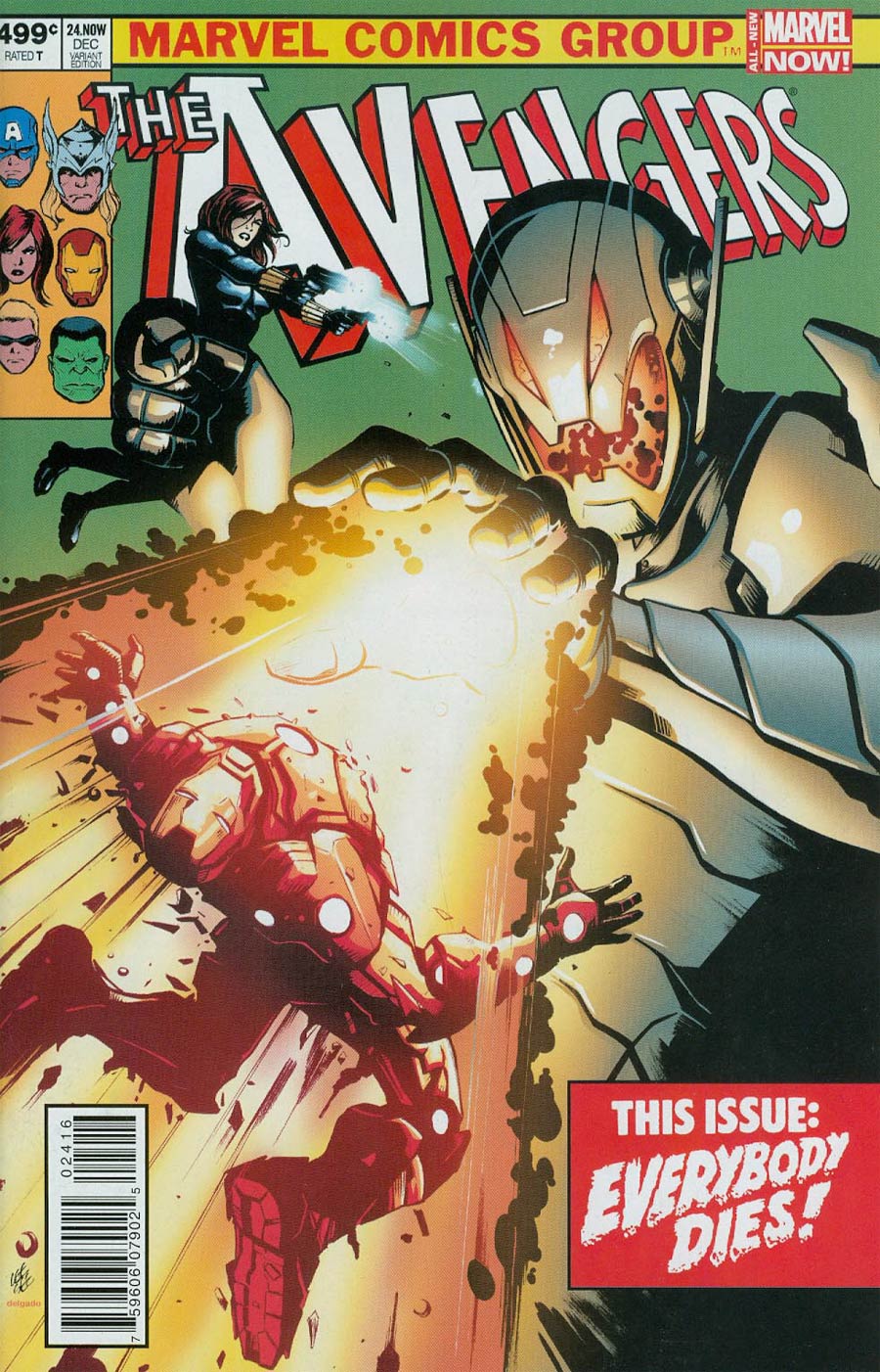 Avengers Vol 5 #24.NOW Cover L Variant Avengers Covers X-Men By Lee Garbett Cover