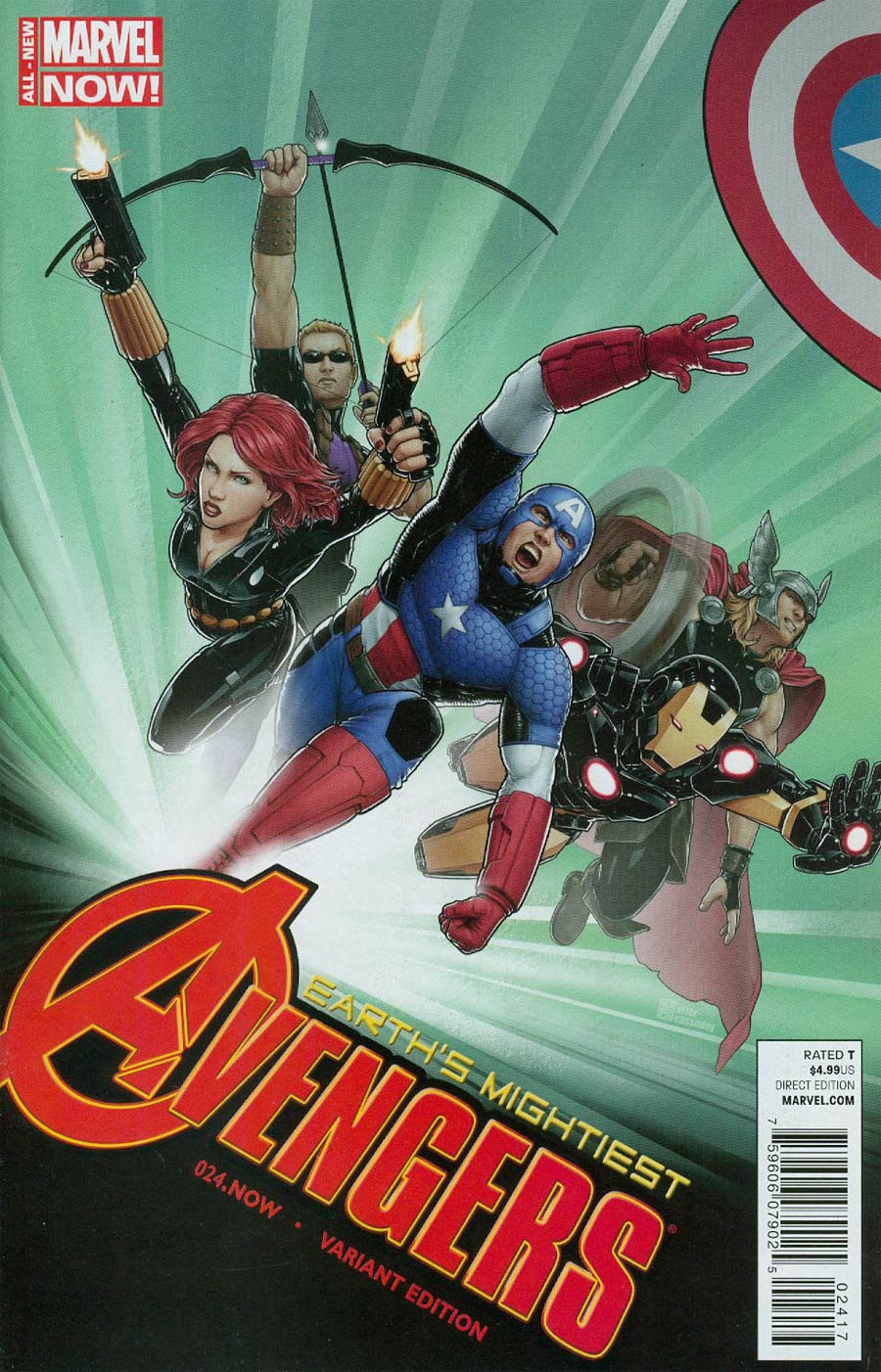 Avengers Vol 5 #24.NOW Cover M Variant Avengers Covers X-Men By John Tyler Christopher Cover
