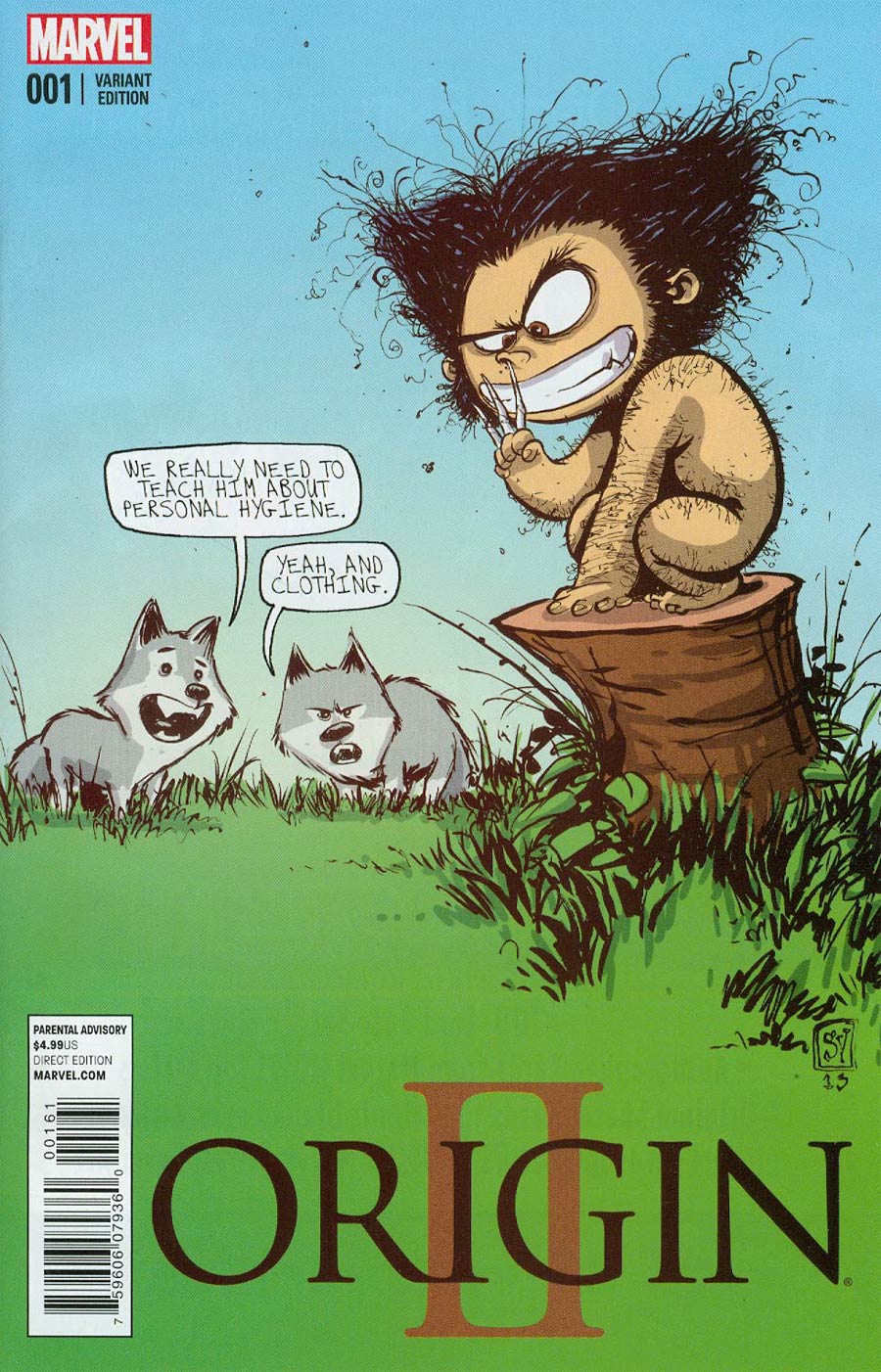 Origin II #1 Cover C Variant Skottie Young Baby Cover